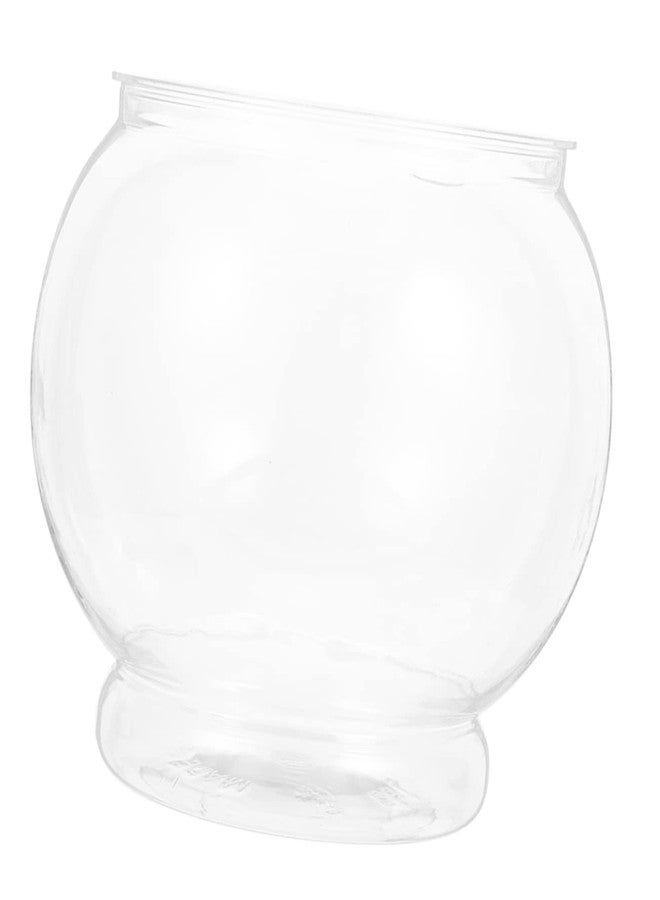 FONDOTIN Unbreakable Transparent Desktop Fish Tank Globe Fish Bowl for Home Decor for Plants Office Ornament - Image 1
